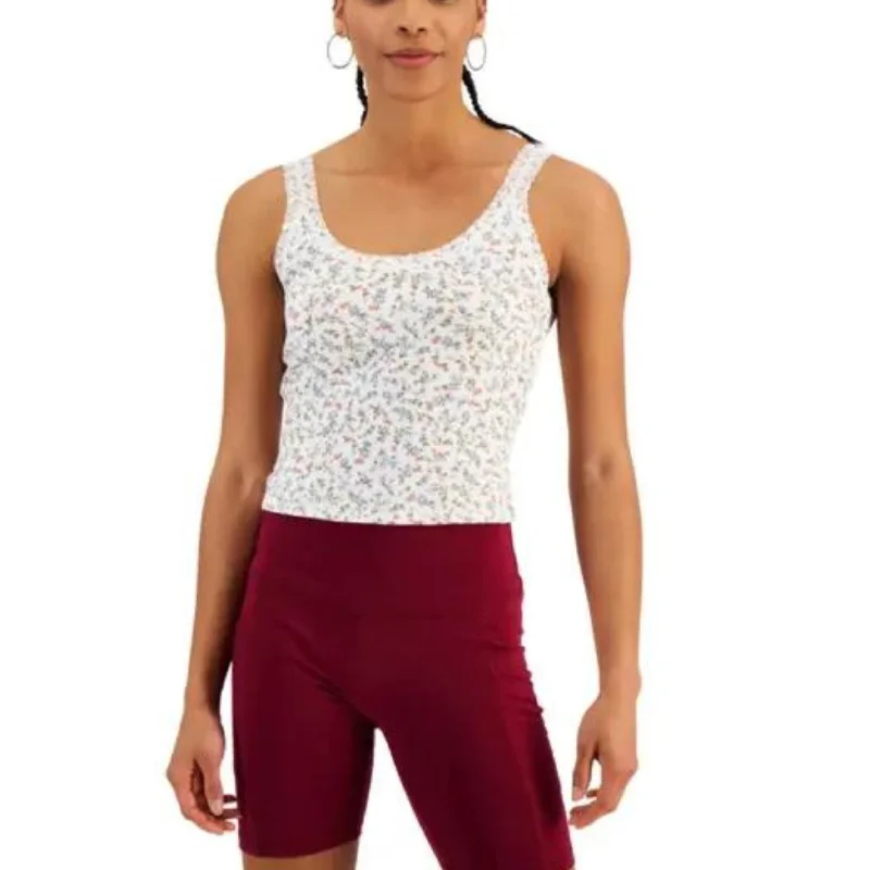 Gym singletHIPPIE ROSE  - Lace-Trim Tank Top