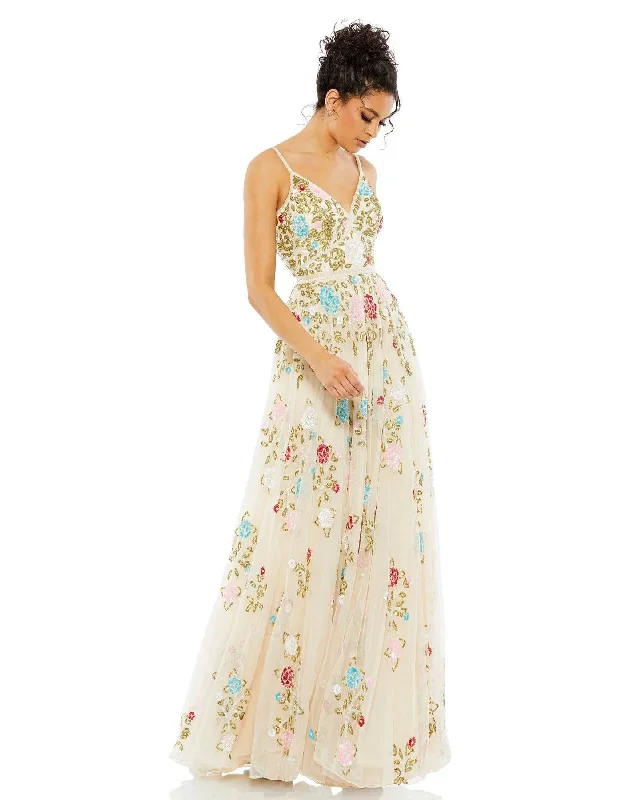 TightbeltMac Duggal Long Formal Floral Prom Dress 5400 Sale