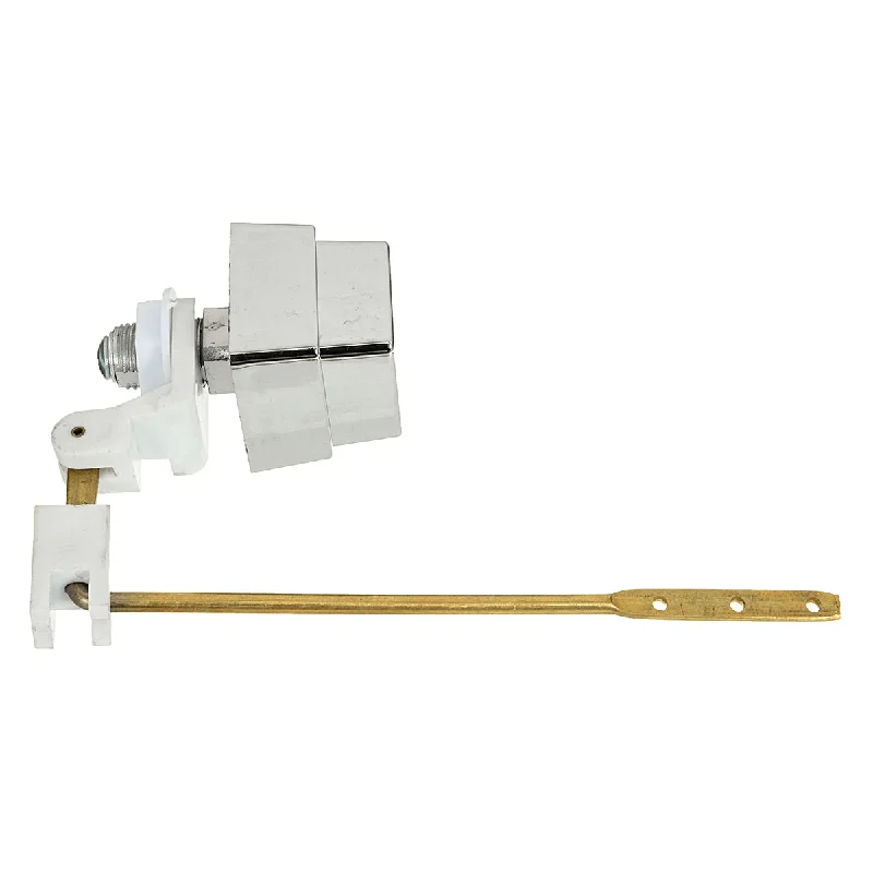 Thermal tankPush Botton Side Mount Toilet Tank Lever Flush Handle Brass Arm Fits Most Toliet