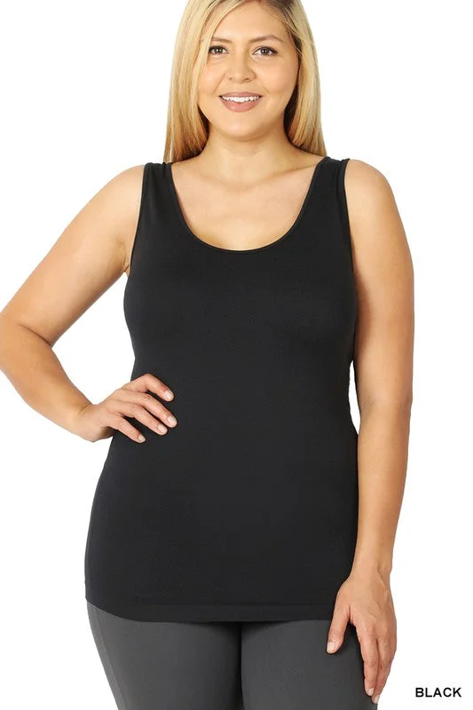 Cycling teeScoop Neck Seamless Tank