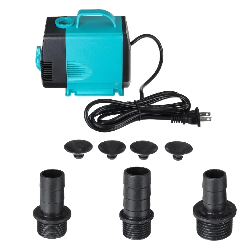 Running singlet110V 60HZ Submersible Pump 600-3000L/H 200Cm Ultra-Quiet Water Pump Fountain Pump with Power Cord for Fish Tank Pond