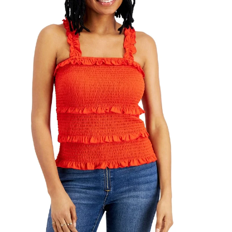 Gym jacketCRAVE FAME -  Printed Tiered Smocked Tank Top