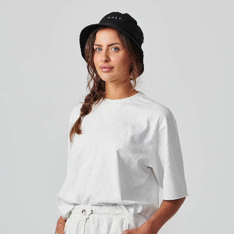 Sports hoodieBOXY SHORT SLEEVE TEE White Marle