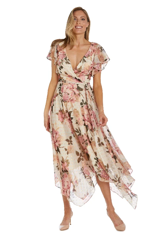 TightfitNightway High Low Floral Formal Dress 22165