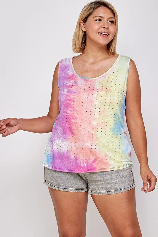 High-visibility teeTie-Dye Tank Top