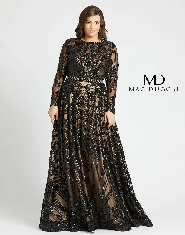 TightstitchMac Duggal 67148 Plus Size Long Gown