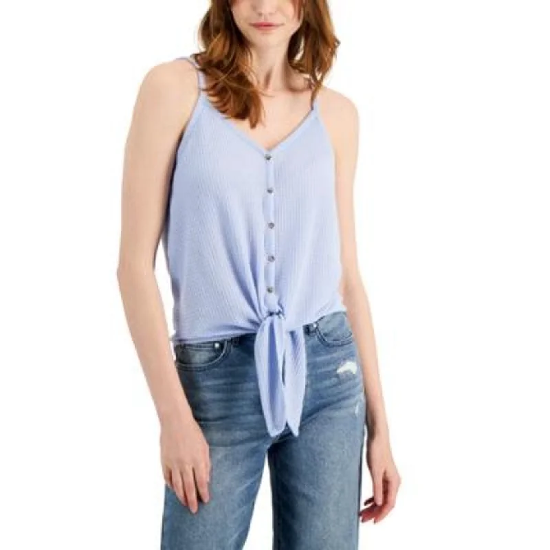 Thermal vestHIPPIE ROSE - Tie-Front Tank Top