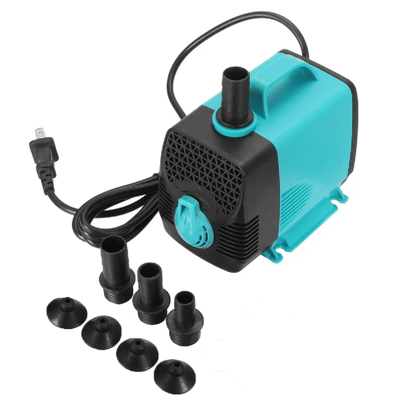 Mesh tee110V 50/60Hz Submersible Water Pump Aquarium Fish Tank Fountain Hydroponic