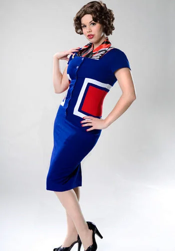 Grace - Joan Holloway pencil dress colorblock