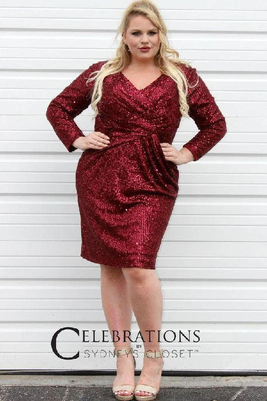 TightplanSydneys Closet Short Glitter Party Dress