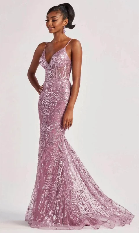 TightstructureColette By Daphne CL8630 - Glitter Mermaid Prom Dress