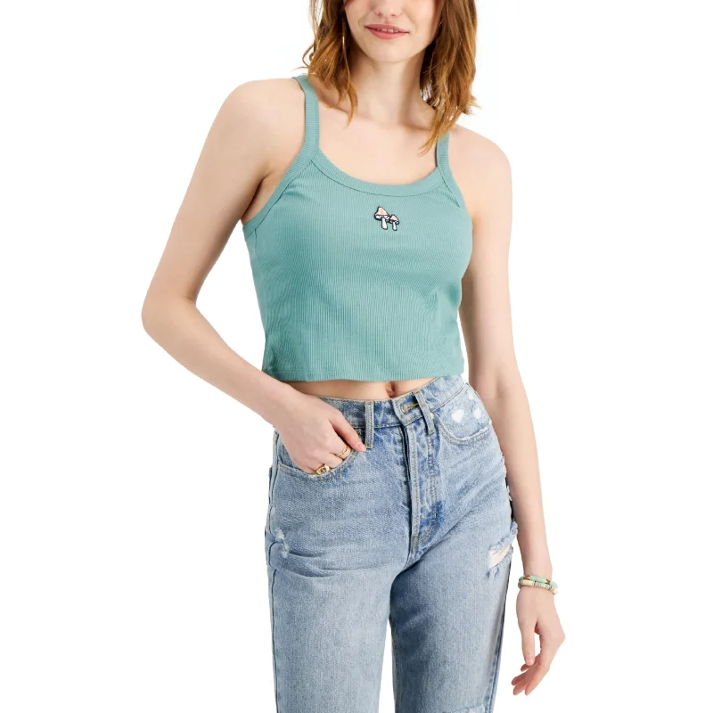 Trail teeHIPPIE ROSE - Embroidered Tank Top