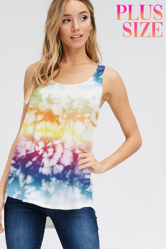 Sports singlet$12 Multi Color Tie-Dye Tank