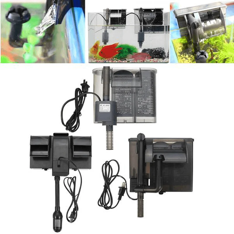 Outdoor vestPower Pump Fish Tank Aquarium Surface Hang on Pump External Hang on Filter