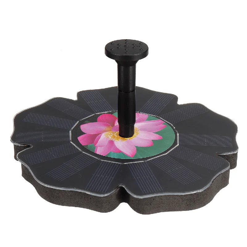 Outdoor singletSolar Powered Fountain Water Pump Floating Garden Pond Pool Fish Tank Bird Bath