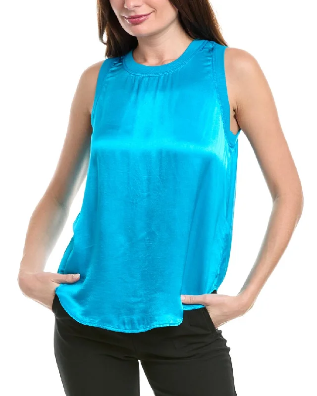 Compression teeMichael Stars Shay Rib Binding Tank