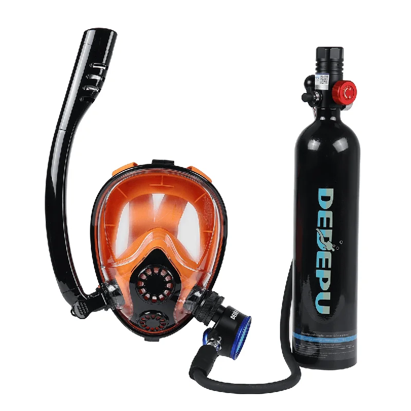 Compression jacket1L Diving Mini Scuba Cylinder Oxygen Tank Underwater Breath Equipment+Face Mask