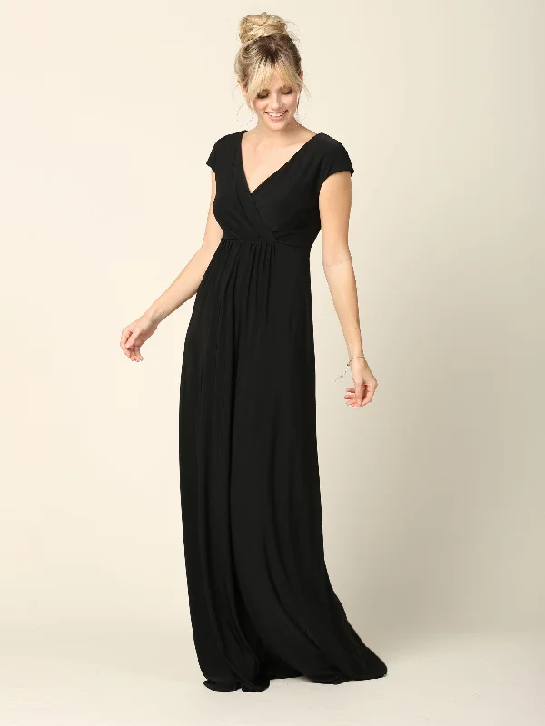 TightknotMother of the Bride Long V Neck Formal Dress Sale