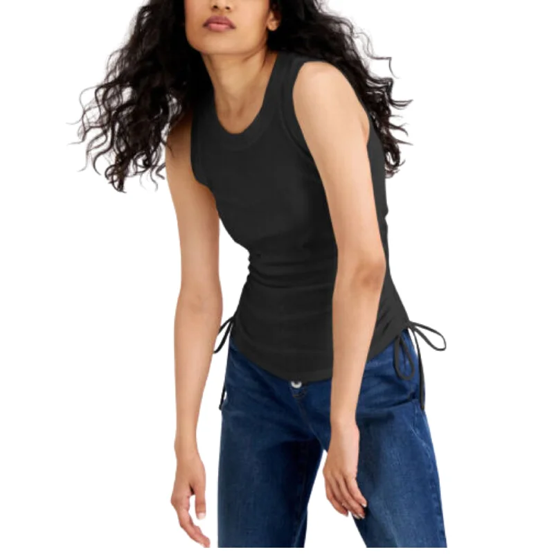 Sports hoodieINC - Ruched Side Tie Tank Top