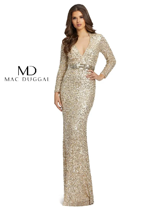 TightensembleMac Duggal 5140 Long Sleeve Formal Dress