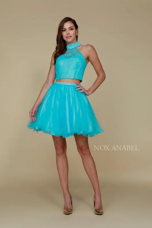 TightexecutionLaced Two Piece Sexy Homecoming Dress