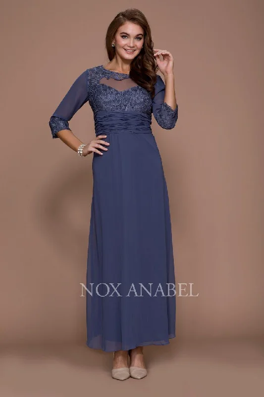 TightoffenseLong Sleeve Mother of the Bride Formal Dress