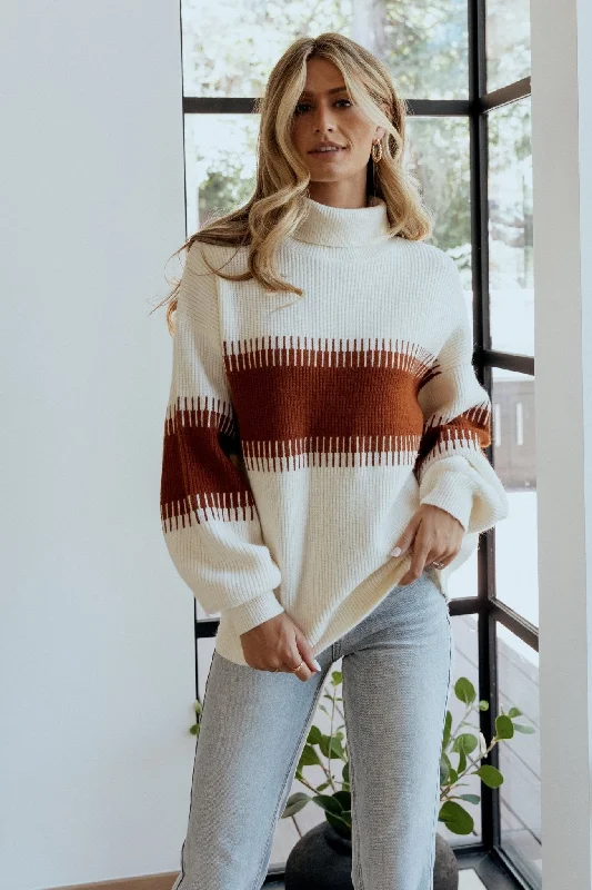 Cycling Knit TopsAntonov Turtle Neck Sweater | Cream + Spice