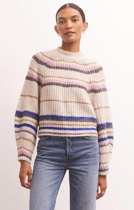 Off-Shoulder Knit TopsDesmond Stripe Sweater