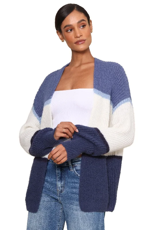 Longline Knit TopsJones Stripe Cardigan