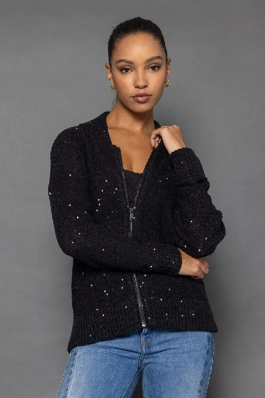 Off-Shoulder Knit TopsLisa Todd Shimmer & Shaker Sweater