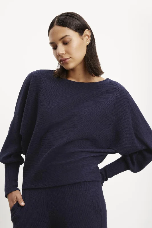 Hiking Knit TopsMACKAY BRUSHED RIB TOP