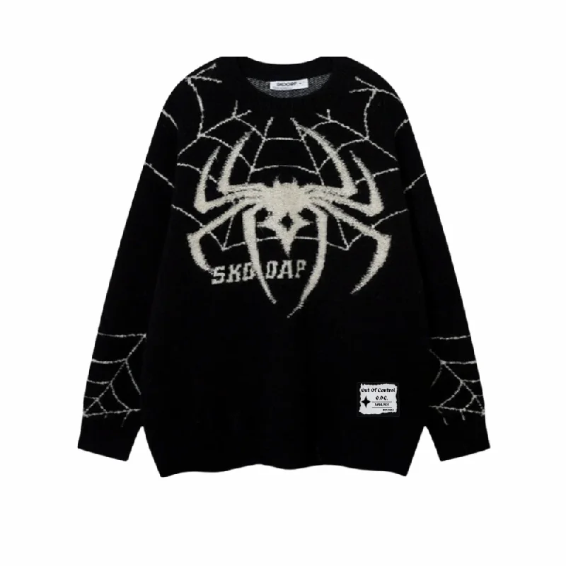 Thermal Knit TopsOOC' High Street Functional Spider Sweater