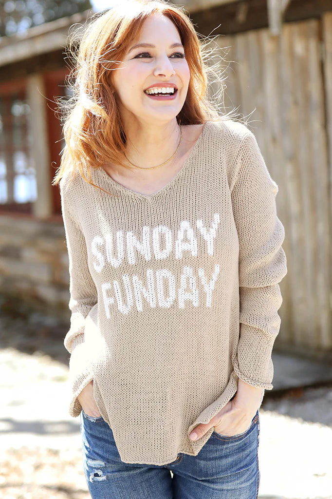 Festival Knit TopsSunday Funday Sweater