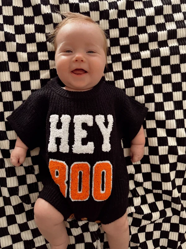 Artist Knit TopsSweater Romper, Hey Boo