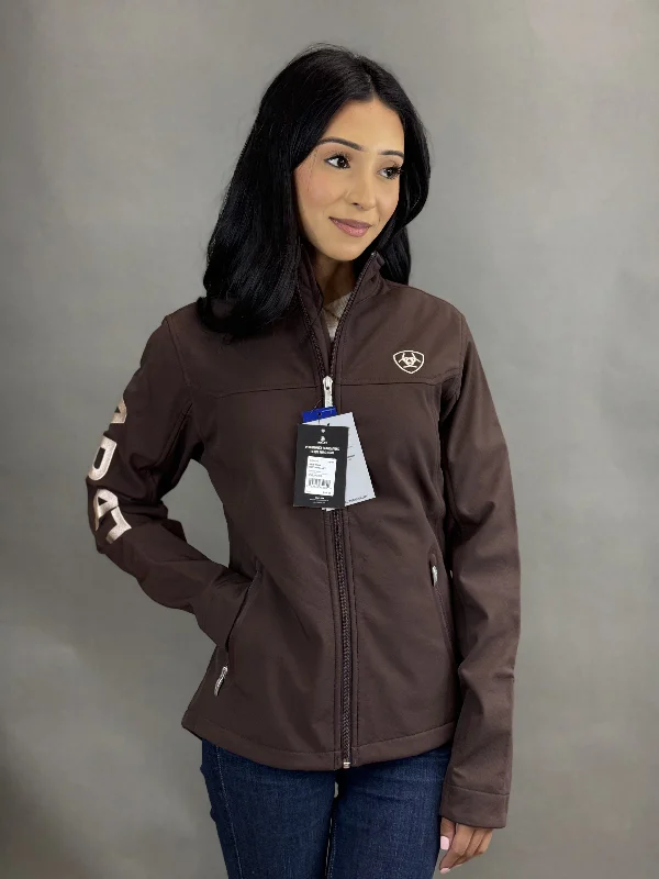 Fleece JacketsARIAT JACKET NEW TEAM SOFTSHELL COFFEE BEAN