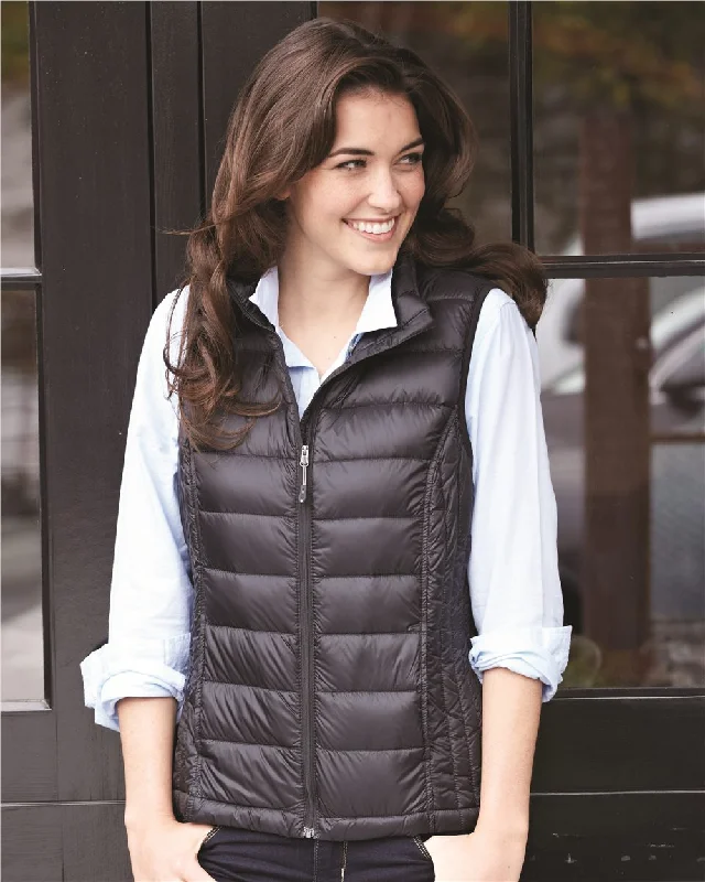 Embellished JacketsWeatherproof Womens 32 Degrees Packable Down Vest 16700W, XL, Dark Pewter