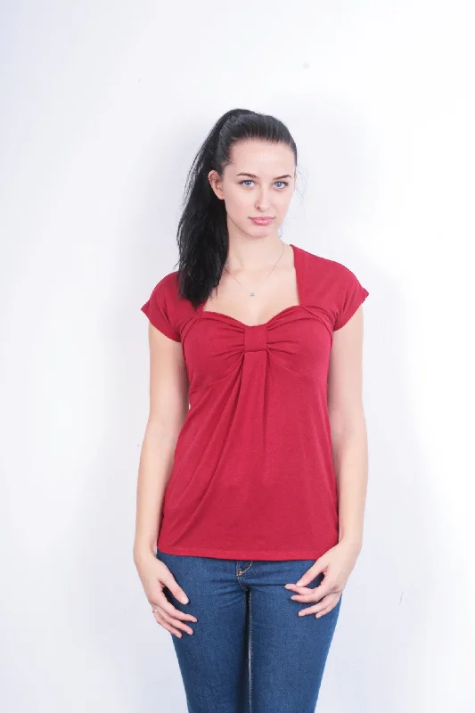 Formal ShirtsAnn Taylor Loft Womens S Blouse Shirt Red Top