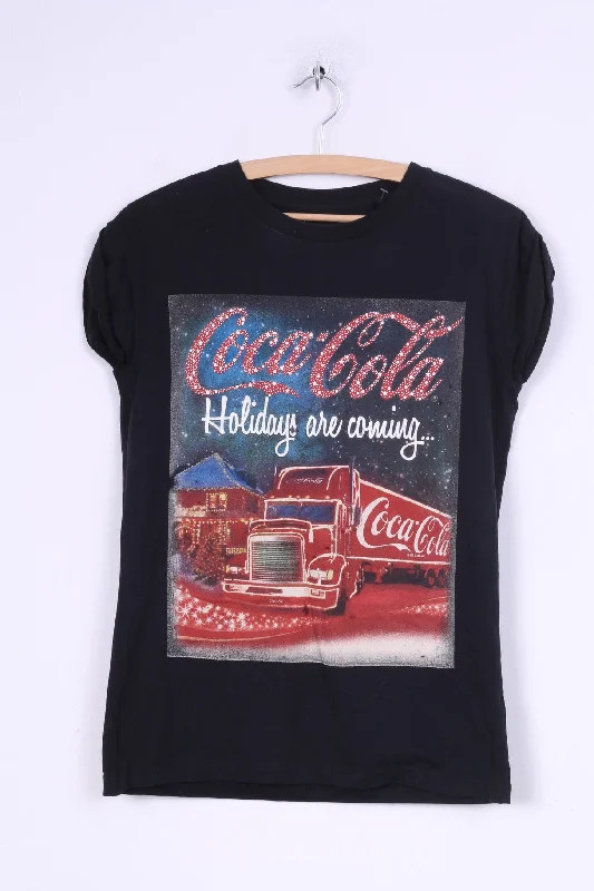 Fringed ShirtsAtmosphere Womens 34 Graphic Shirt Coca-Cola Holidays are coming..