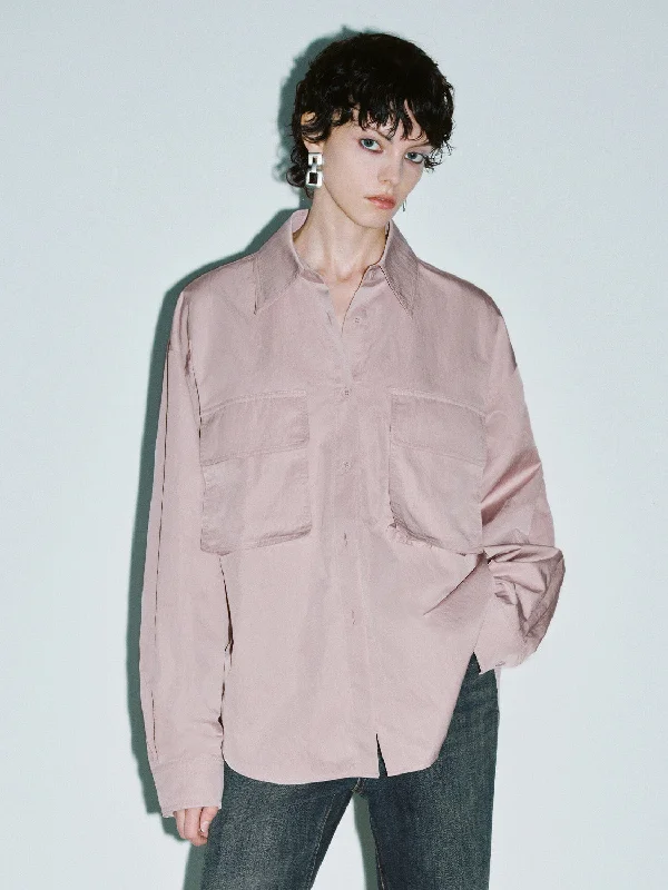 Compression ShirtsButton Up Loose Shirt