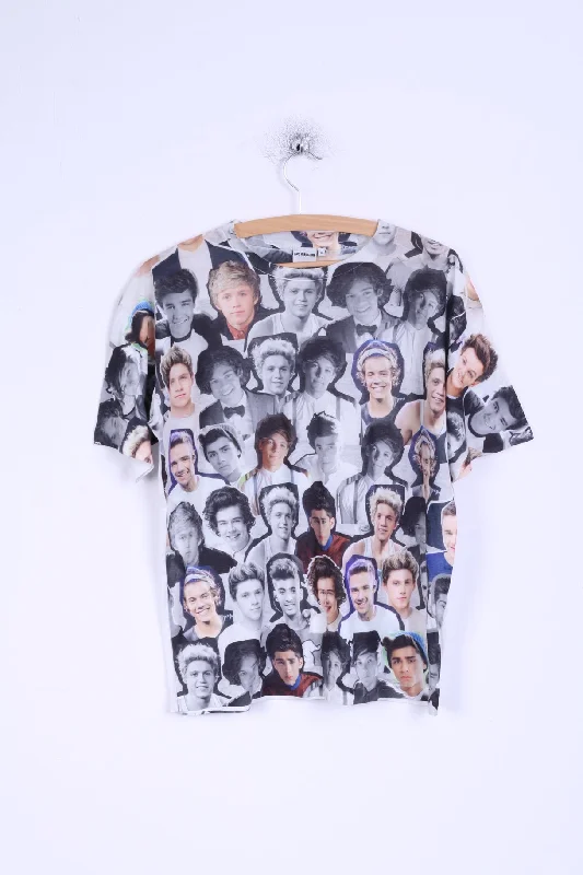 Glitter ShirtsAtmosphere One Direction Womens 14 L Shirt Music band 1D Printed