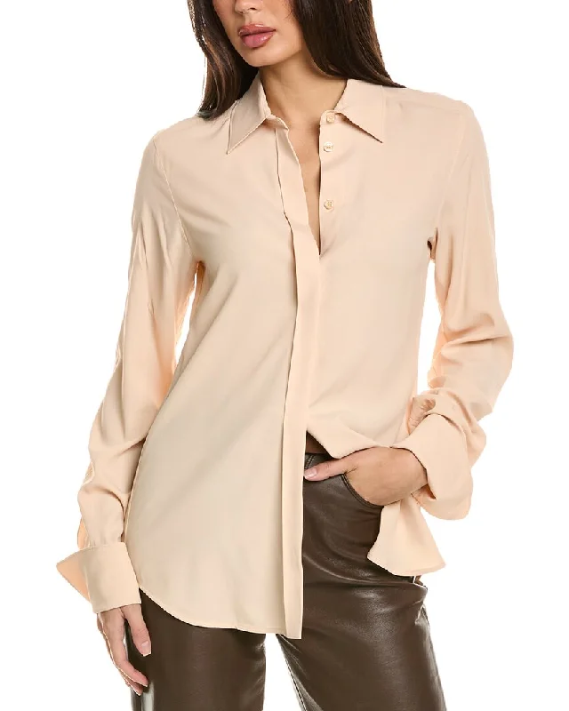 Sleep ShirtsSportmax Yen Silk-Blend Shirt