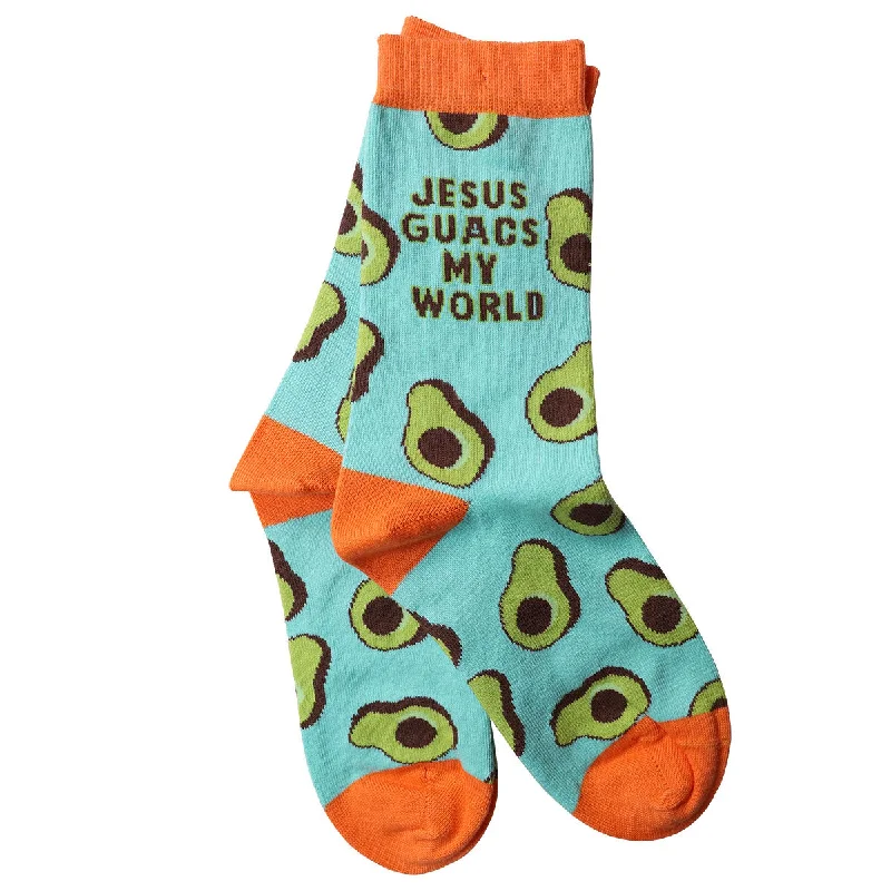 Waterproof T-ShirtsKerusso Socks Jesus Guacs My World