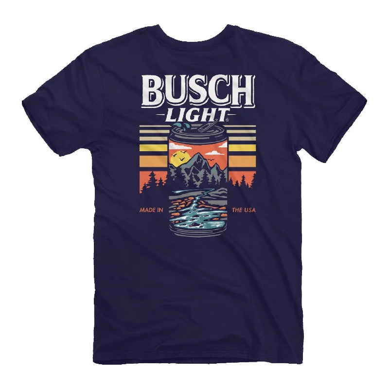 Pocket T-ShirtsBusch Light - Can Scene T-Shirt