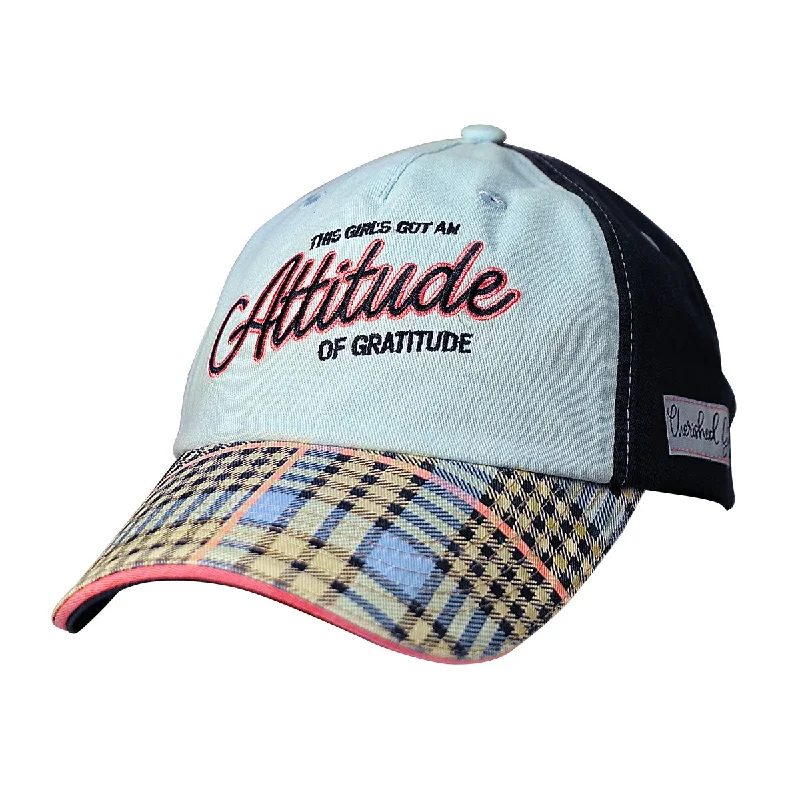 Bamboo T-ShirtsCherished Girl Womens Cap Attitude Gratitude