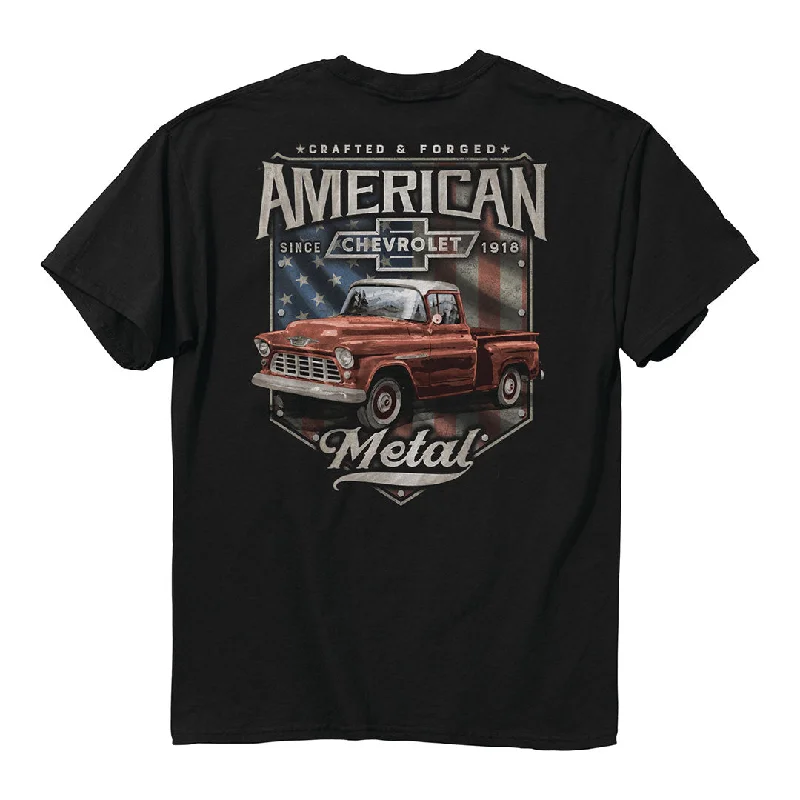 Designer T-ShirtsChevrolet - American Metal T-Shirt