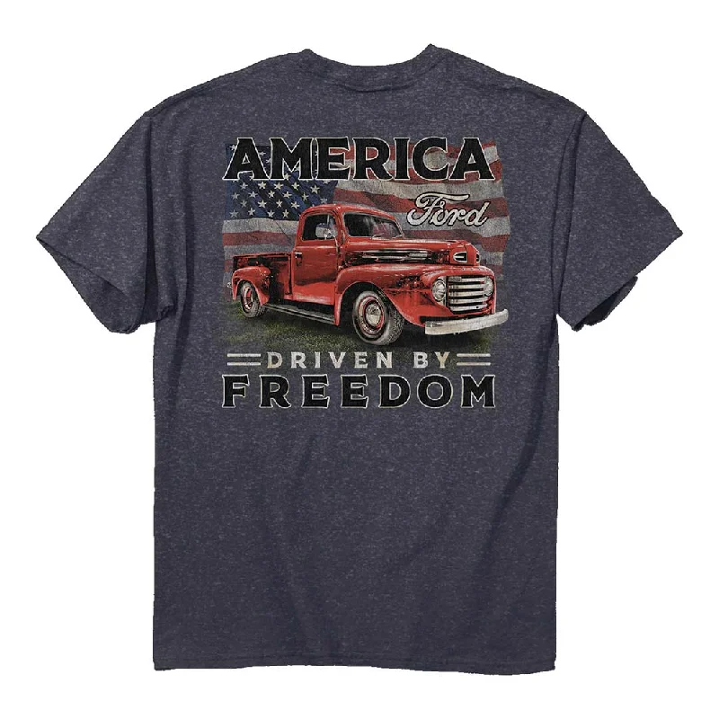 Yoga T-ShirtsFord - F1 1949 Vintage Truck T-Shirt