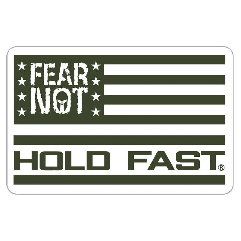 Relaxed Fit T-ShirtsHOLD FAST Fear Not Military Sticker