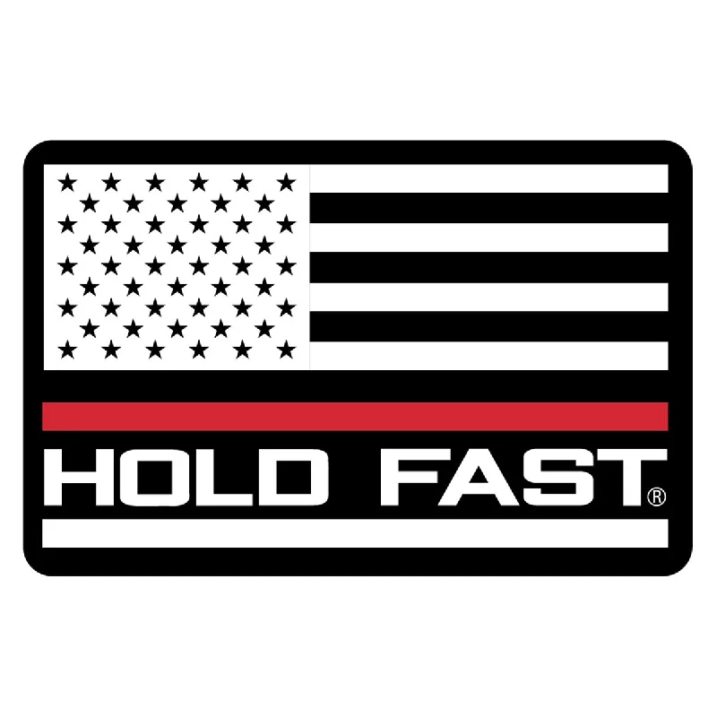 Fitted T-ShirtsHOLD FAST Fireman Flag Sticker