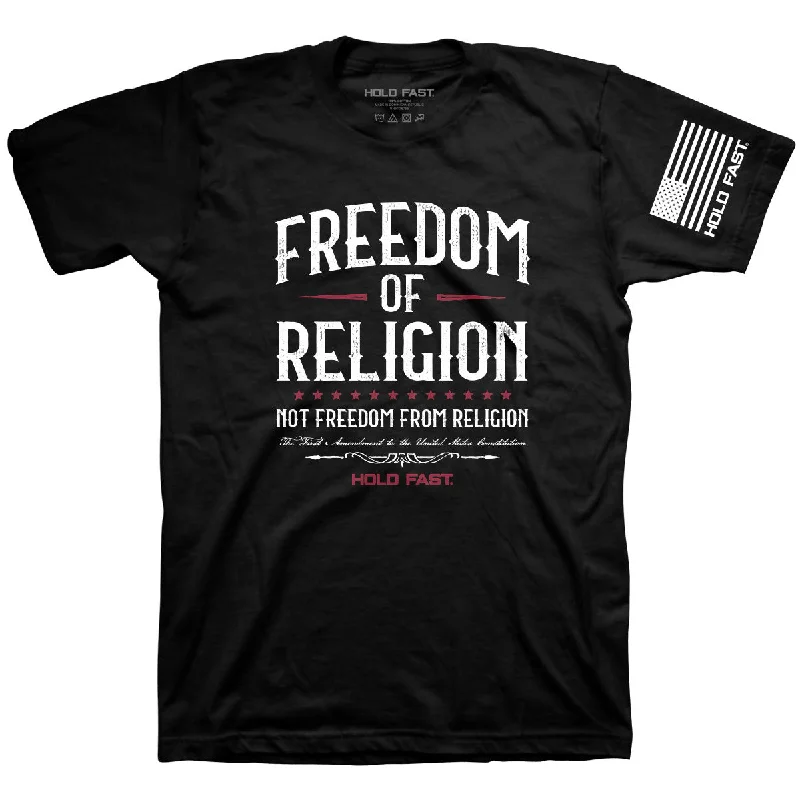 Beaded T-ShirtsHOLD FAST Mens T-Shirt Religious Freedom