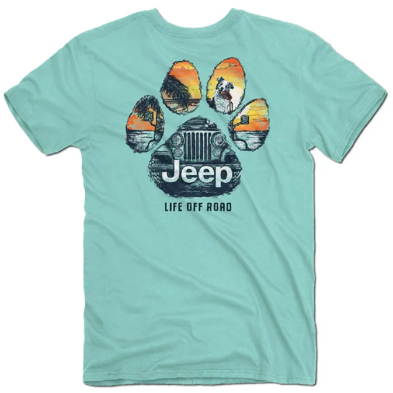 Fitted T-ShirtsJeep - Dog Paw T-Shirt